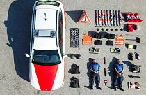 Fotoğraflarla Zürih polisinin başlattığı akım #TetrisChallenge