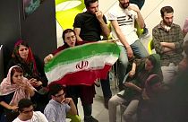 Le donne iraniane sono molto appassionate di calcio.