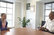 تصویر از ویدیوی رویترز، بنیاد اوباما