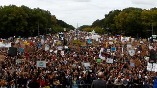 Protesta contra el cambio climático en Berlin