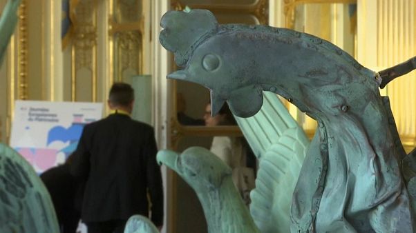 Le coq de Notre-Dame exposé pour les Journées européennes du patrimoine Le coq de Notre-Dame exposé pour les Journées européennes du patrimoine
