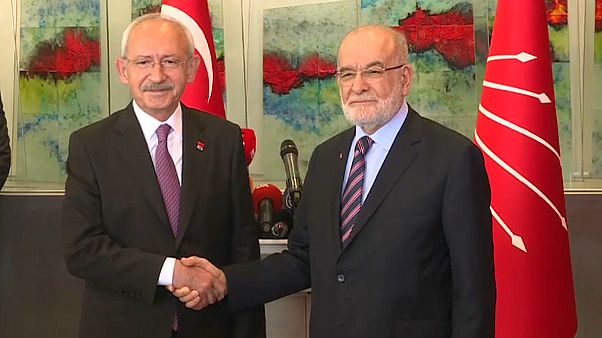 CHP Genel Başkanı Kemal Kılıçdaroğlu / Saadet Partisi Genel Başkanı Temel Karamollaoğlu CHP Genel Başkanı Kemal Kılıçdaroğlu / Saadet Partisi Genel Başkanı Temel Karamollaoğlu
