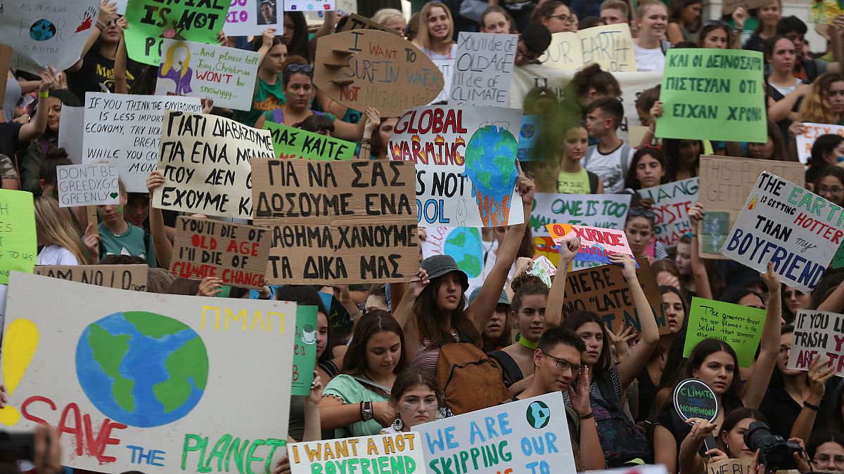 Μαθητές κατά της κλιματικής αλλαγής