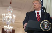 الرئيس الأمريكي دونالد ترامب في البيت الأبيض في واشنطن، الولايات المتحدة الأمريكية، 20 سبتمبر 2019