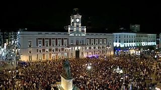 A családi erőszak ellen tiltakoztak több ezren Madridban