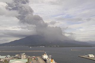 Sakurajima volcano in southern Japan erupts