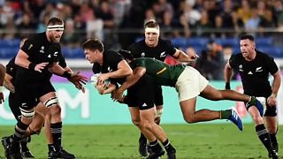 All Blacks beat South Africa 23-13 in World Cup opening match