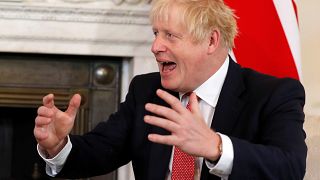 Britain's Prime Minister Boris Johnson during a meeting at Downing Street in London, Britain September 20, 2019