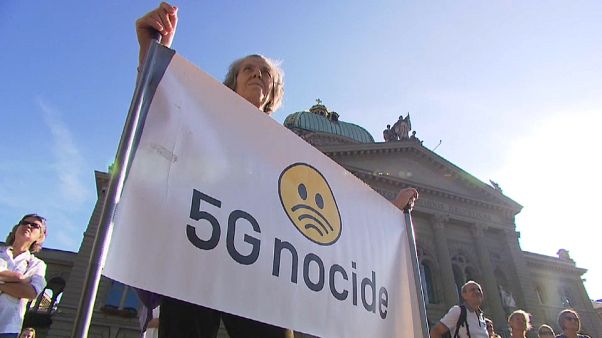 Suisse : manifestation contre la 5G Suisse : manifestation contre la 5G