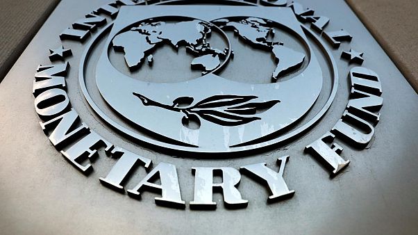 Uluslararası Para Fonu (IMF) logosu / Washington / ABD Uluslararası Para Fonu (IMF) logosu / Washington / ABD