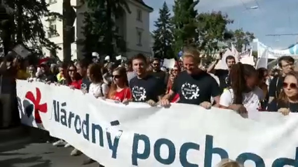 Марш против абортов в Братиславе