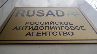 The office of Russian Anti-Doping Agency (RUSADA) in Moscow