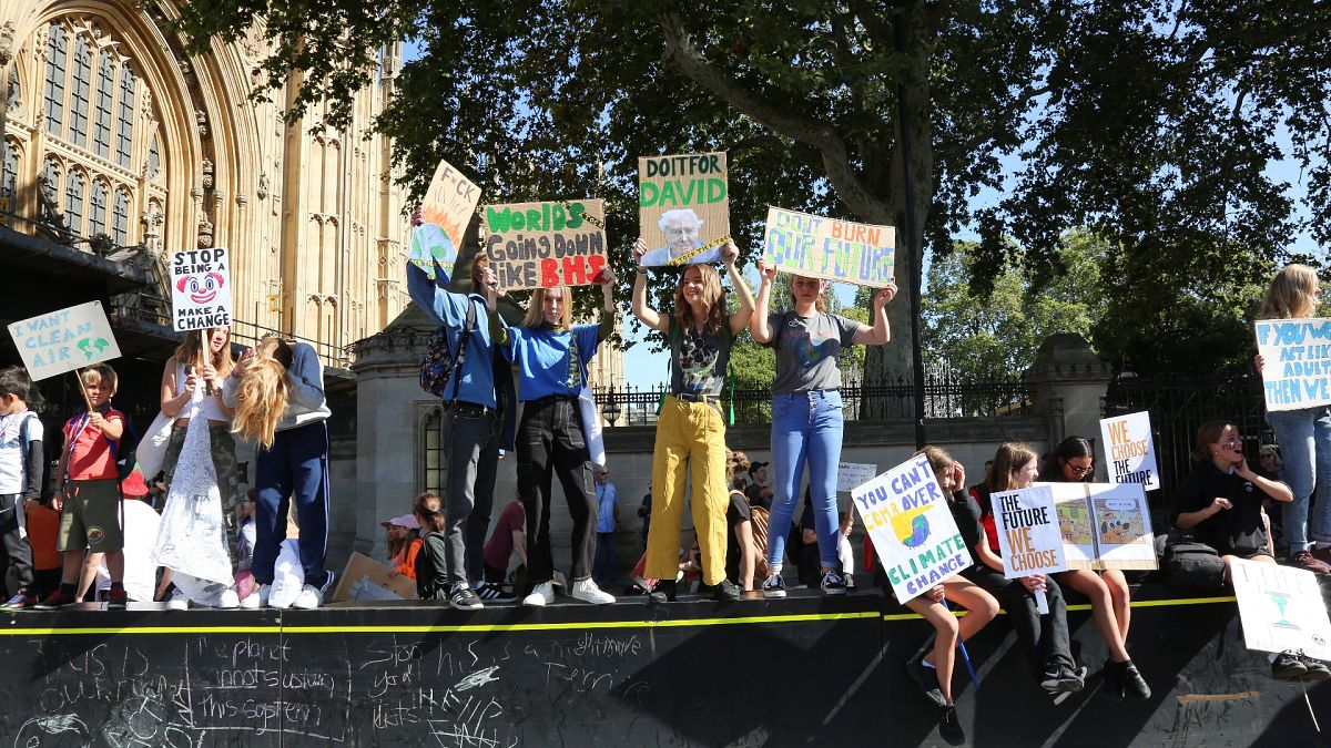 'The oceans are rising and so are we': Global Climate Strike London