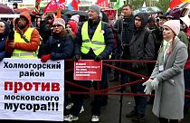 Nordrussland: Anwohner protestieren gegen Bau einer gigantischen Müll-Deponie