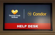 Havaalanında iptal edilen uçuşlar için "Yardım Masası" ekranı