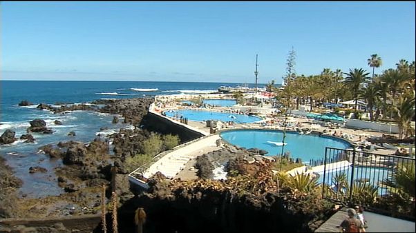 Vista de un hotel en Canarias Vista de un hotel en Canarias