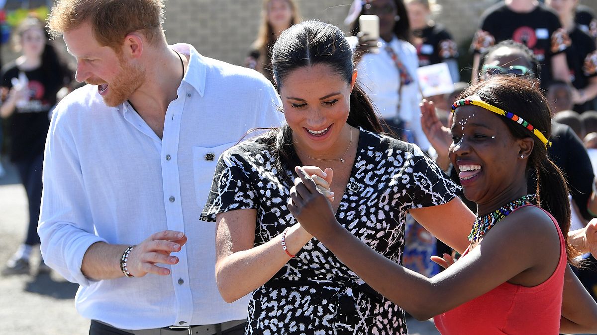 Meghan and Harry show off their dance moves on South African tour