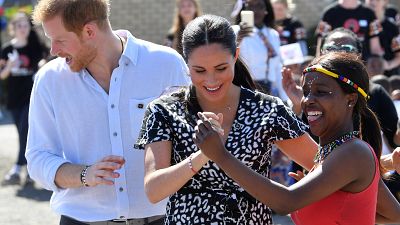 Meghan and Harry show off their dance moves on South African tour