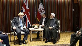 جانسون در دیدار با روحانی: نگران اقدامات تنش‌زای ایران در منطقه هستیم