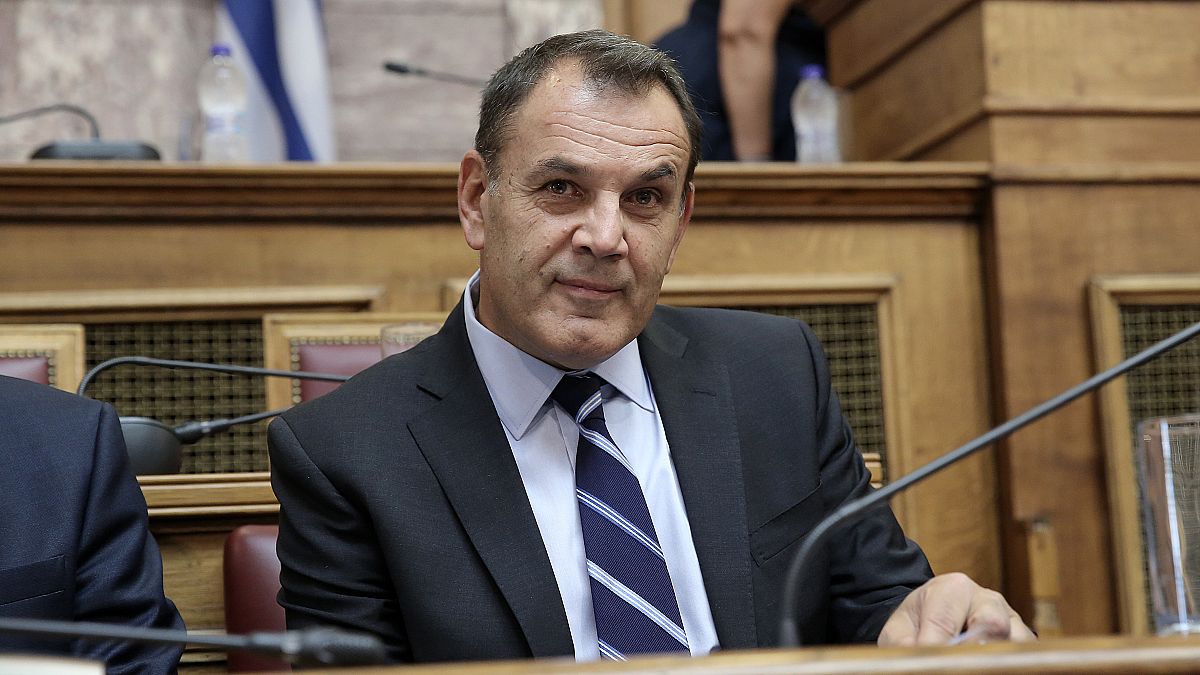 Ο υπουργός Εθνικής Άμυνας, Νίκος Παναγιωτόπουλος 