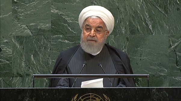 Rouhani acusa EUA e critica Europa na ONU Rouhani acusa EUA e critica Europa na ONU