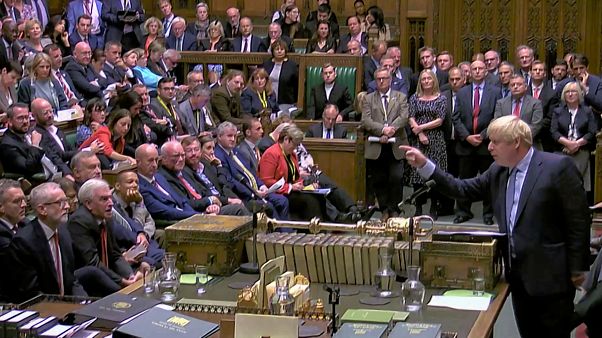 Boris Johnson no Parlamento britânico Boris Johnson no Parlamento britânico