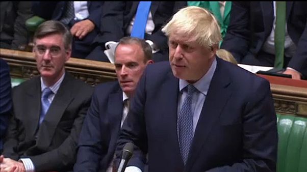 Boris Johnson harciasan tért vissza a brit parlamentbe Boris Johnson harciasan tért vissza a brit parlamentbe