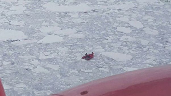 Impresionante rescate de tres científicos atrapados en la Antártida Impresionante rescate de tres científicos atrapados en la Antártida