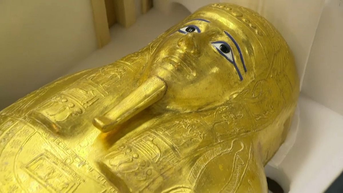 بعد سرقته في 2011 ... مصر تستعيد "التابوت الذهبي للكاهن" من الولايات المتحدة 
