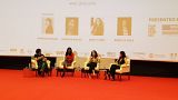 Panelists discuss film distribution methods at the third edition of the El Gouna Film Festival in Egypt