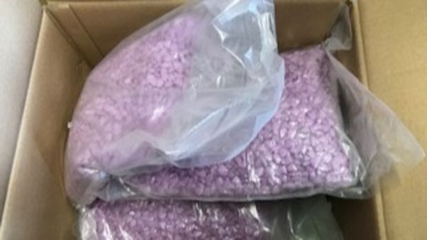 The thousands of pills found in the package The thousands of pills found in the package