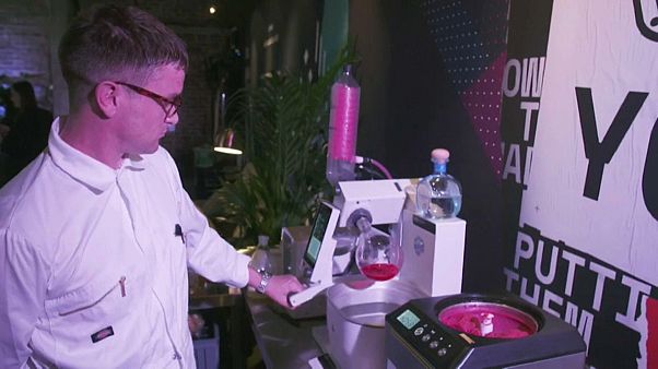 Bartenders used machines such as centrifuges and rotavaps to extract flavours Bartenders used machines such as centrifuges and rotavaps to extract flavours