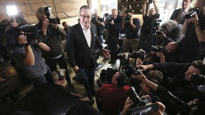 Former Austrian Vice Chancellor Heinz-Christian Strache arrives for a news conference in Vienna in October 2019.