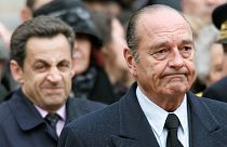 Jacques Chirac et Nicolas Sarkozy, le 21 mars 2007