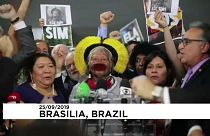 A brazíliai őslakosok vezetőjét fogadták ellenzéki képviselők