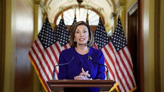 House Speaker Nancy Pelosi (D-CA) announces the House of Representatives will launch a formal inquiry into the impeachment of U.S. President Donald Trump.