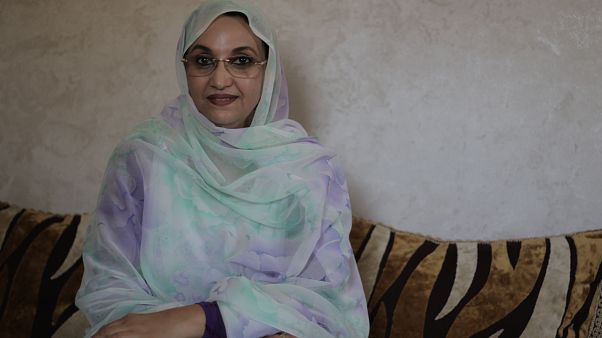 La activista saharaui Aminatu Haidar La activista saharaui Aminatu Haidar