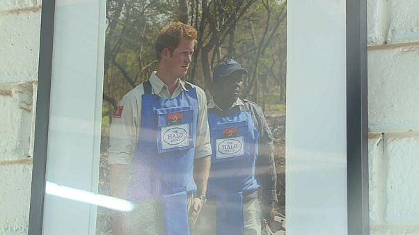 Príncipe Harry em Angola Príncipe Harry em Angola