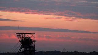 FILE PHOTO: General view of Wujek Coal Mine is seen during sunset in Katowice, Poland October 16, 2108.