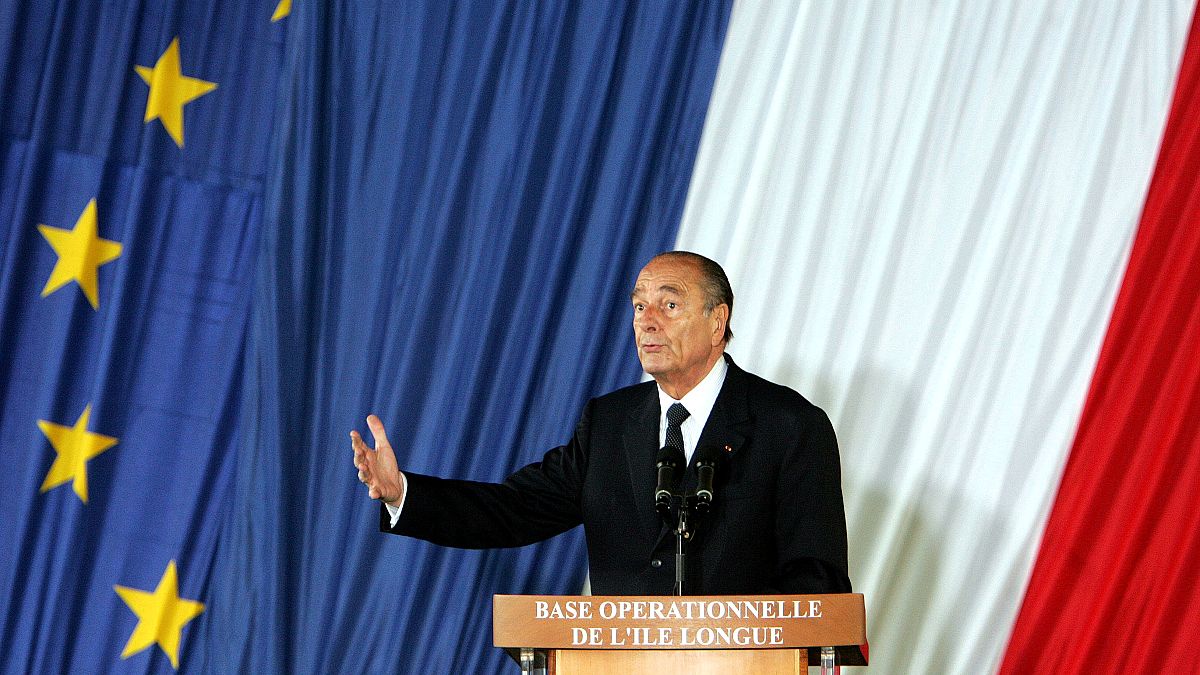 L'ancien président français Jacques Chirac