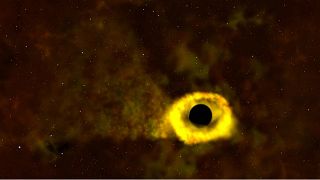 ناسا؛ ثبت و انتشار تصاویری از لحظۀ بلعیده شدن یک ستاره توسط یک سیاهچاله