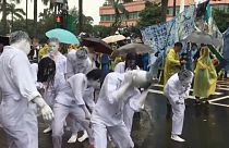 مراسم عزاداری نمادین برای کره زمین در تایوان