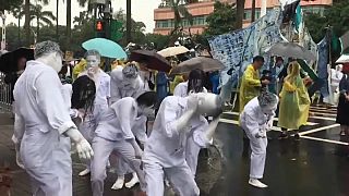 مراسم عزاداری نمادین برای کره زمین در تایوان