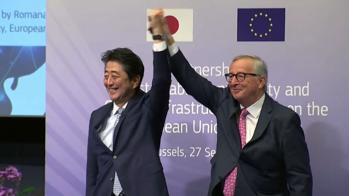 Le Japon et l'UE s'associent en signant un accord connectant l'Asie et l'Europe