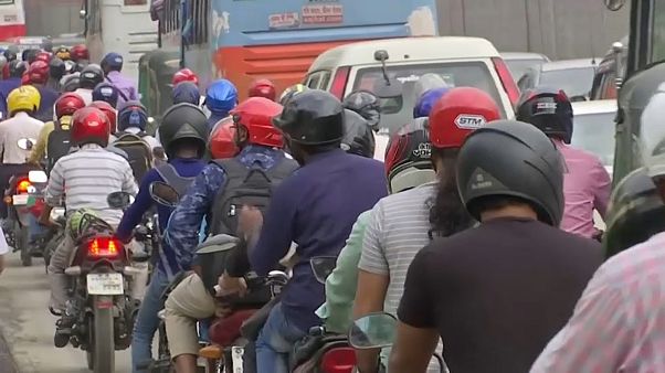 Watch: Motorbike ride sharing gets Dhaka traffic moving Watch: Motorbike ride sharing gets Dhaka traffic moving