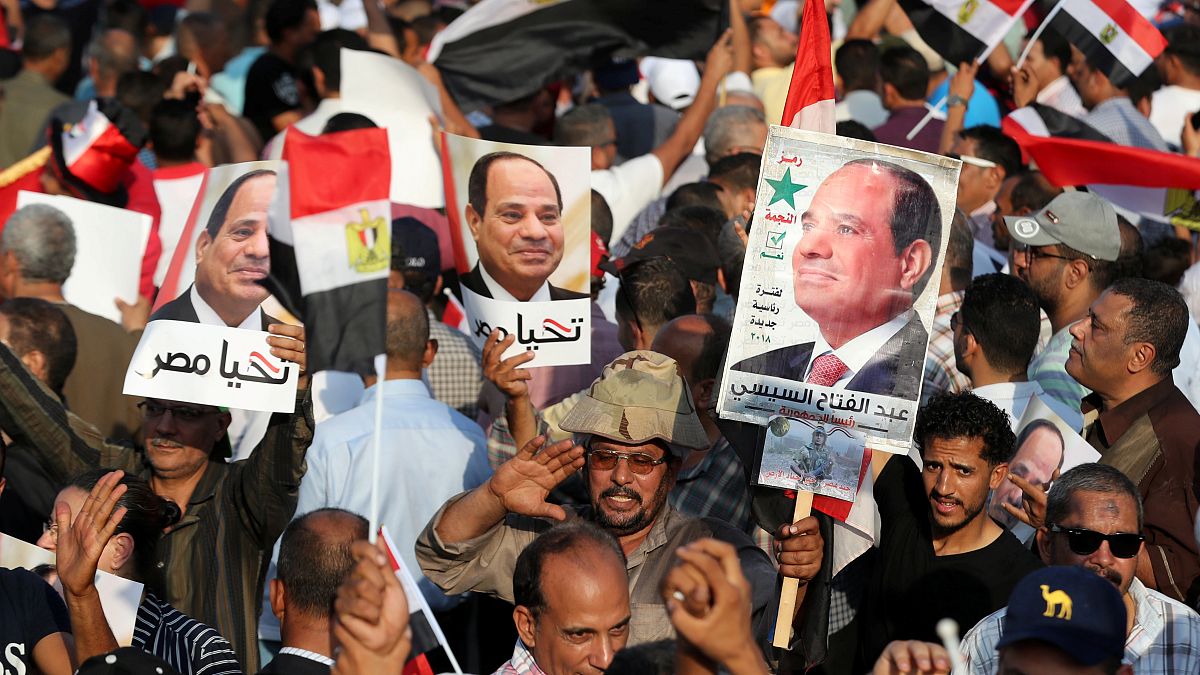 مظاهرات حاشدة مؤيدة للسيسي في القاهرة