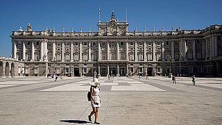 The Palace Royal in Madrid. 