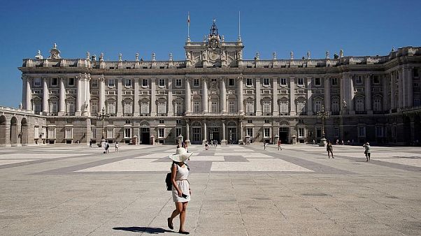 The Palace Royal in Madrid. The Palace Royal in Madrid.