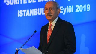 CHP Genel Başkanı Kemal Kılıçdaroğlu, CHP tarafından "Suriye'de Barışa Açılan Kapı" teması ile gerçekleştirilen Uluslararası Suriye Konferansı'nın açış konuşmasını yaptı