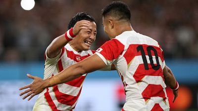 Japón sorprende al vencer a Irlanda en el Mundial de Rugby